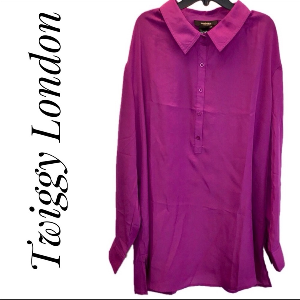 VINTAGE | TWIGGY LONDON | LONG SLEEVE TOPS | 1X